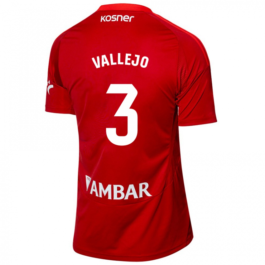 Női Jaime Vallejo #3 Fehér Kék Idegenbeli Jersey 2024/25 Mez Póló Ing