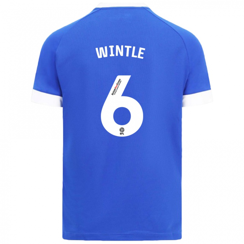 Gyermek Ryan Wintle #6 Égszínkék Hazai Jersey 2024/25 Mez Póló Ing