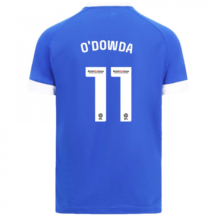 Gyermek Callum O'dowda #11 Égszínkék Hazai Jersey 2024/25 Mez Póló Ing