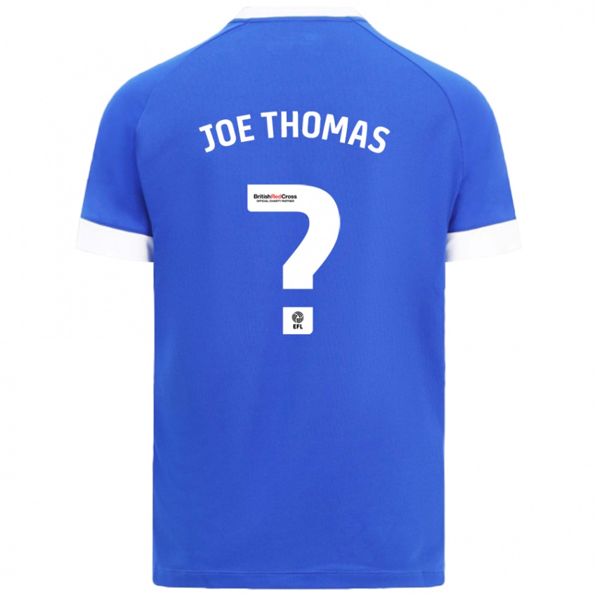 Gyermek Joe Thomas #0 Égszínkék Hazai Jersey 2024/25 Mez Póló Ing