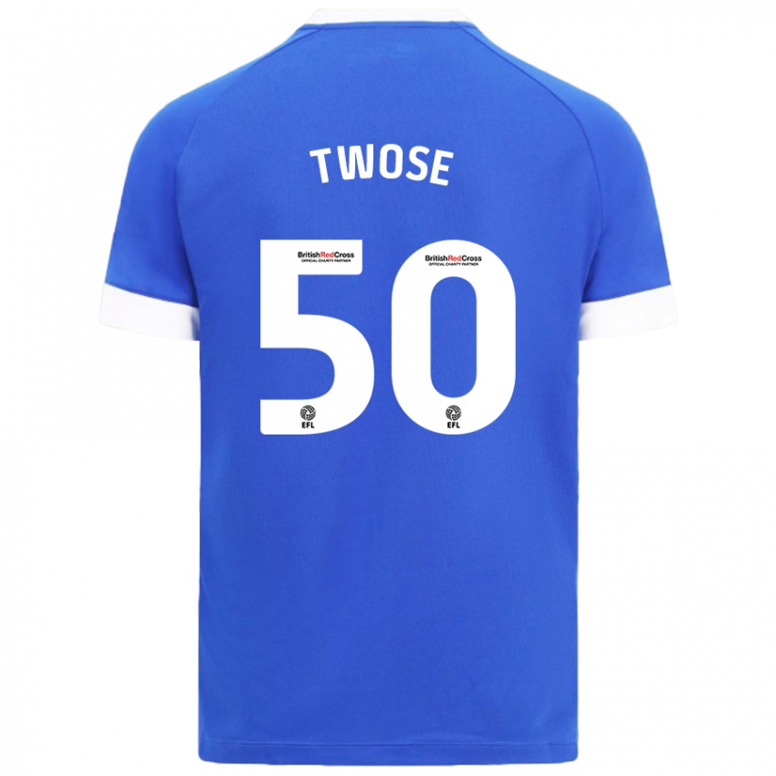 Gyermek Cody Twose #50 Égszínkék Hazai Jersey 2024/25 Mez Póló Ing