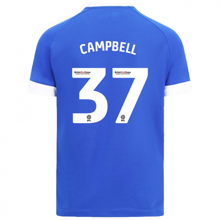 Gyermek Vontae Daley-Campbell #37 Égszínkék Hazai Jersey 2024/25 Mez Póló Ing