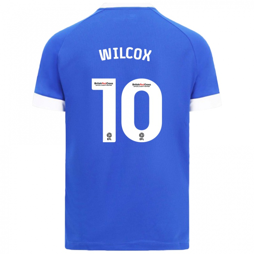 Gyermek Danielle Wilcox #10 Égszínkék Hazai Jersey 2024/25 Mez Póló Ing