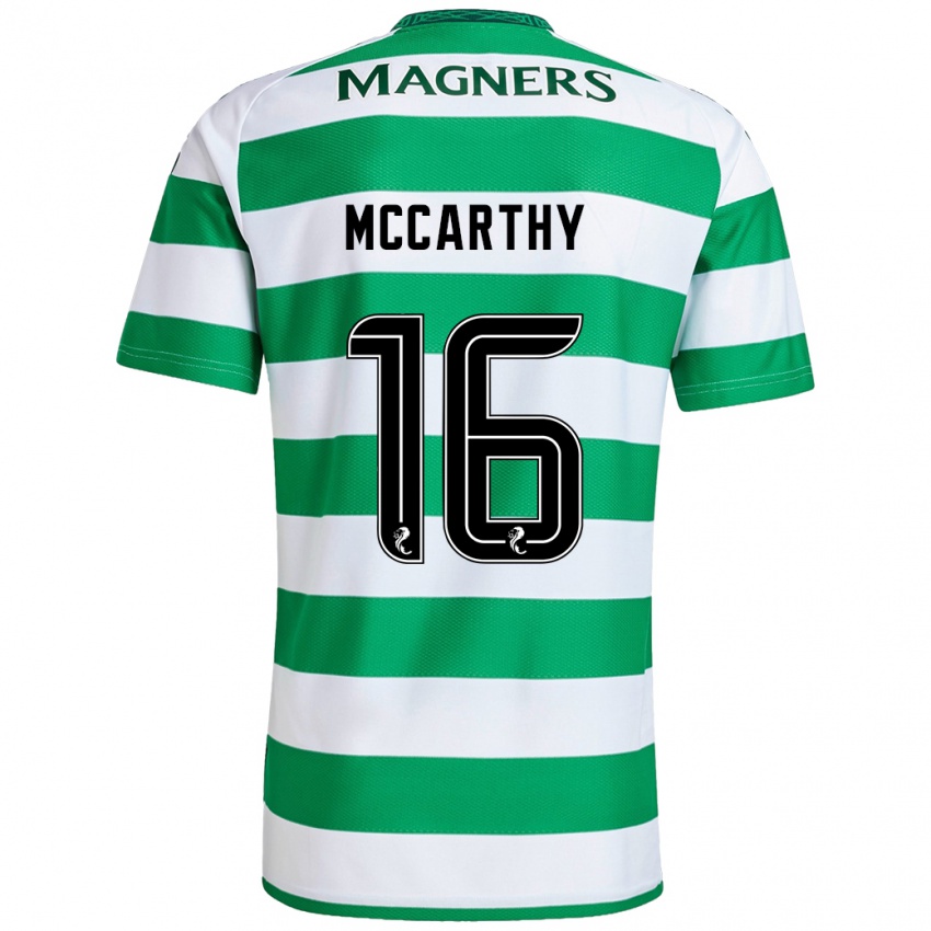 Gyermek James Mccarthy #16 Zöld Fehér Hazai Jersey 2024/25 Mez Póló Ing