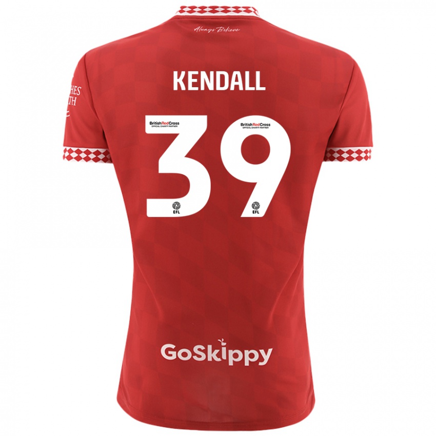 Gyermek Maya Kendall #39 Piros Hazai Jersey 2024/25 Mez Póló Ing