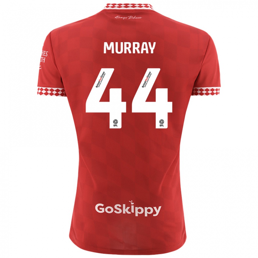 Gyermek Satara Murray #44 Piros Hazai Jersey 2024/25 Mez Póló Ing