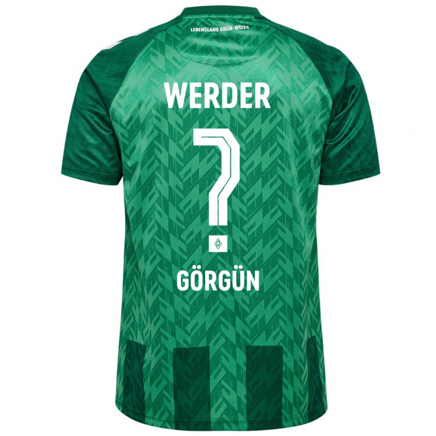 Gyermek Deniz-Erdem Görgün #0 Zöld Hazai Jersey 2024/25 Mez Póló Ing