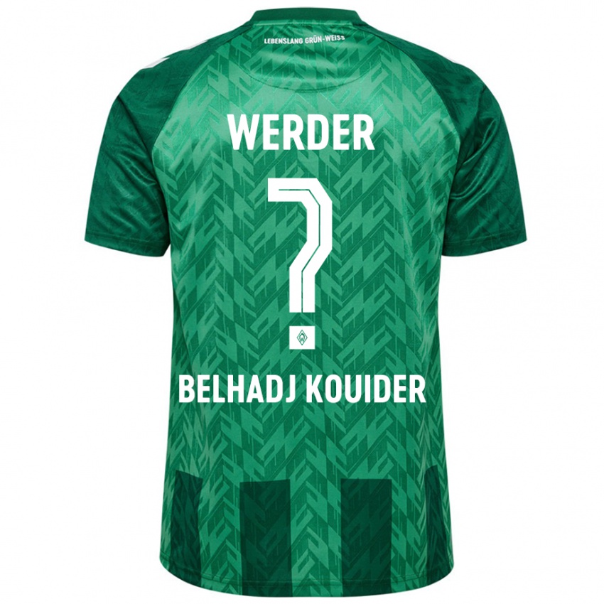 Gyermek Mahfoud Belhadj Kouider #0 Zöld Hazai Jersey 2024/25 Mez Póló Ing