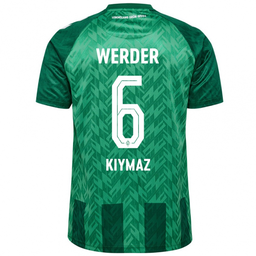 Gyermek Anil Kiymaz #6 Zöld Hazai Jersey 2024/25 Mez Póló Ing