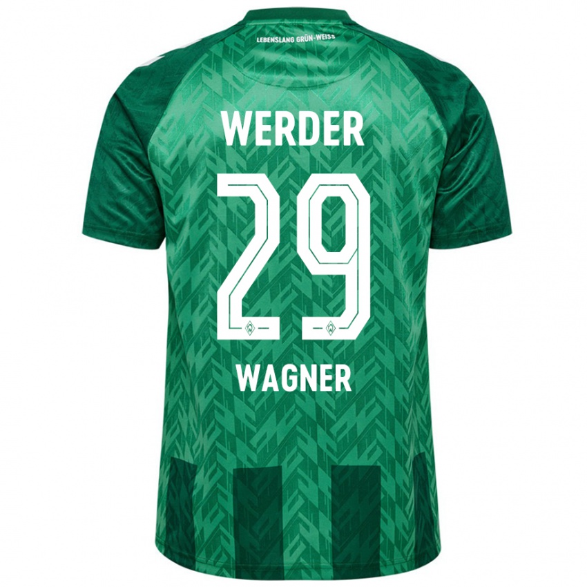 Gyermek Paul Wagner #29 Zöld Hazai Jersey 2024/25 Mez Póló Ing