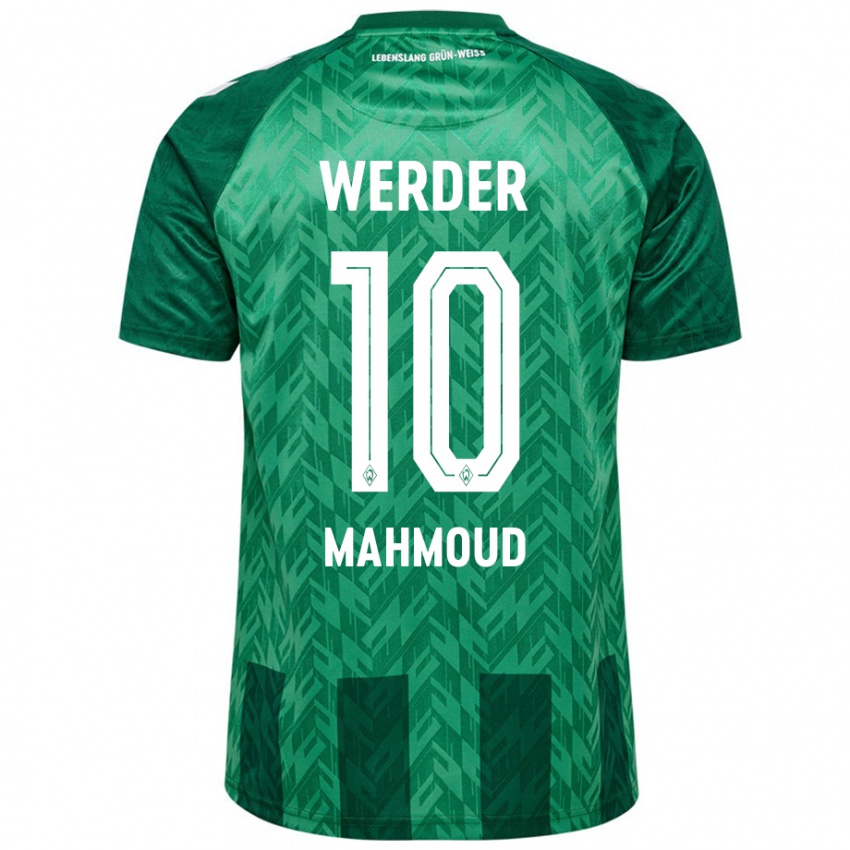 Gyermek Tuana Mahmoud #10 Zöld Hazai Jersey 2024/25 Mez Póló Ing