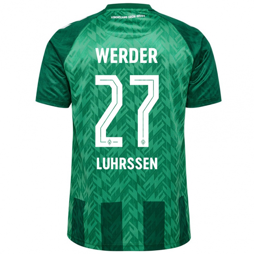 Gyermek Nina Luhrssen #27 Zöld Hazai Jersey 2024/25 Mez Póló Ing