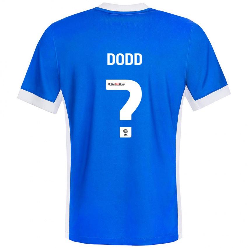 Gyermek Taylor Dodd #0 Kék Fehér Hazai Jersey 2024/25 Mez Póló Ing