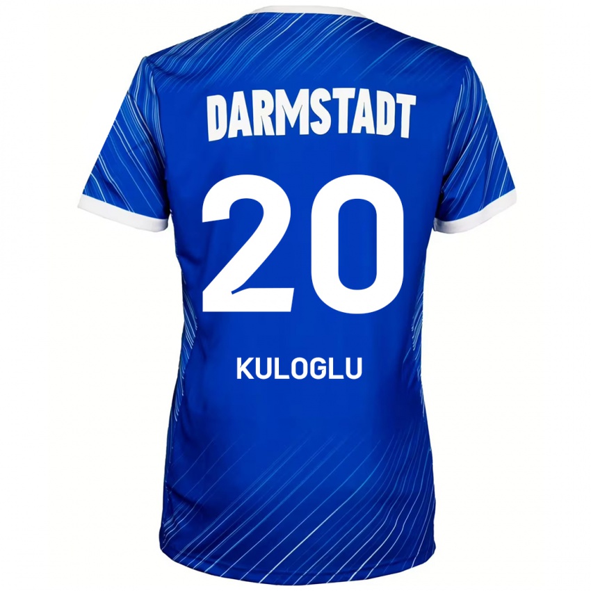 Gyermek Can Kuloglu #20 Kék Fehér Hazai Jersey 2024/25 Mez Póló Ing