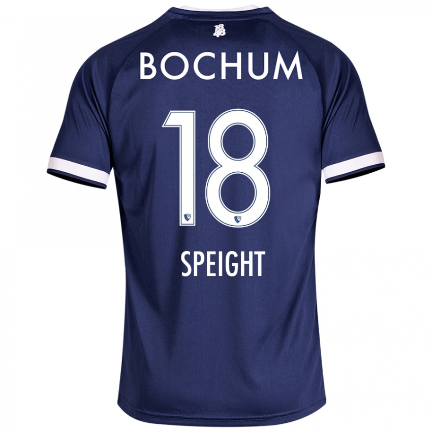 Gyermek Benjamin Speight #18 Sötétkék Hazai Jersey 2024/25 Mez Póló Ing