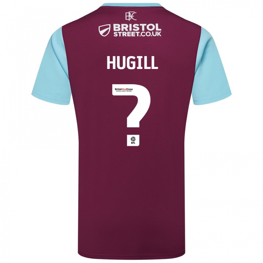 Gyermek Will Hugill #0 Bordó Égszínkék Hazai Jersey 2024/25 Mez Póló Ing