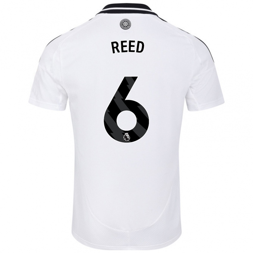 Gyermek Harrison Reed #6 Fehér Hazai Jersey 2024/25 Mez Póló Ing