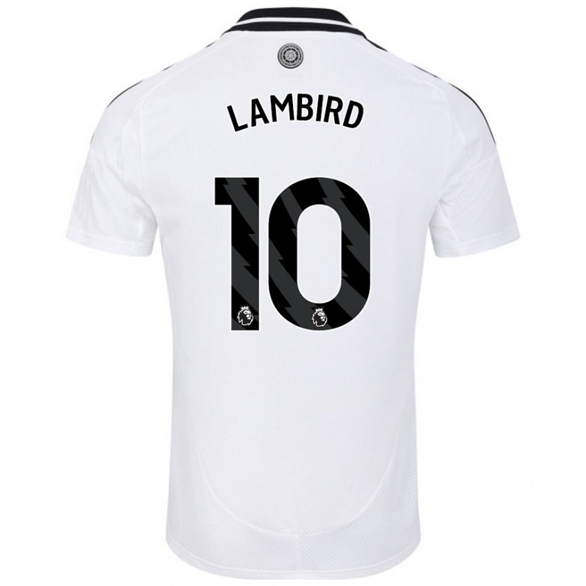 Gyermek Lilly Lambird #10 Fehér Hazai Jersey 2024/25 Mez Póló Ing