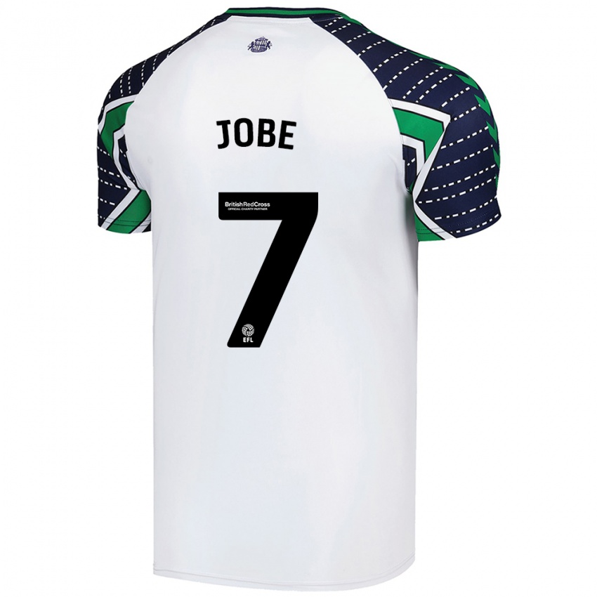 Gyermek Jobe Bellingham #7 Fehér Idegenbeli Jersey 2024/25 Mez Póló Ing