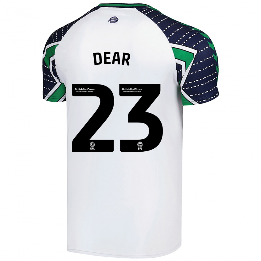 Gyermek Jenna Dear #23 Fehér Idegenbeli Jersey 2024/25 Mez Póló Ing