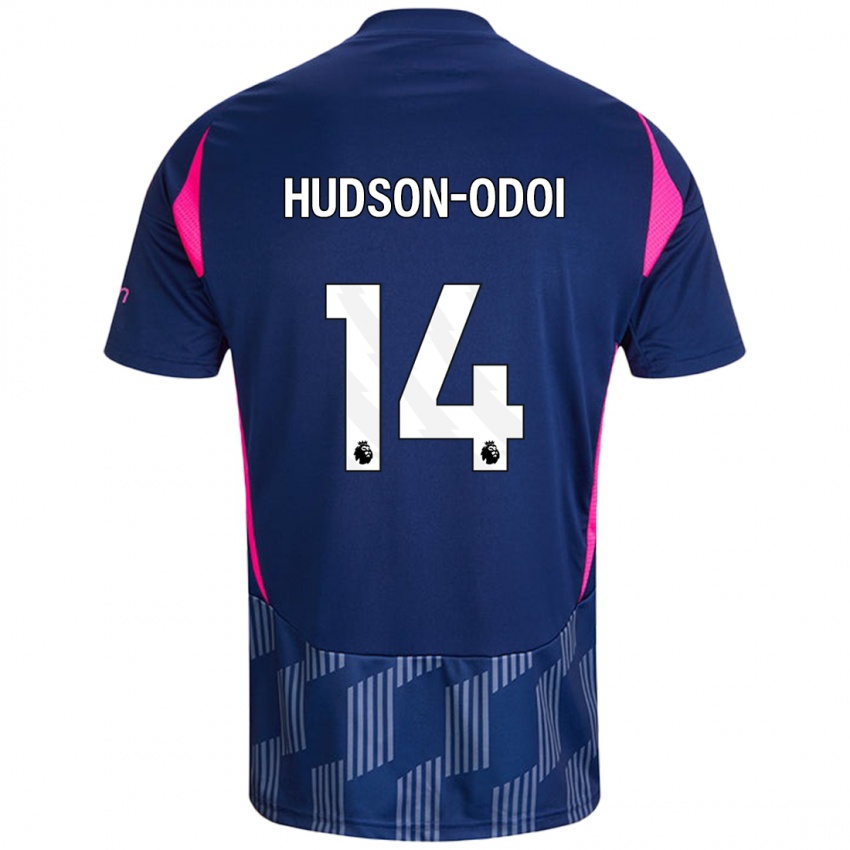 Gyermek Callum Hudson-Odoi #14 Királykék Rózsaszín Idegenbeli Jersey 2024/25 Mez Póló Ing