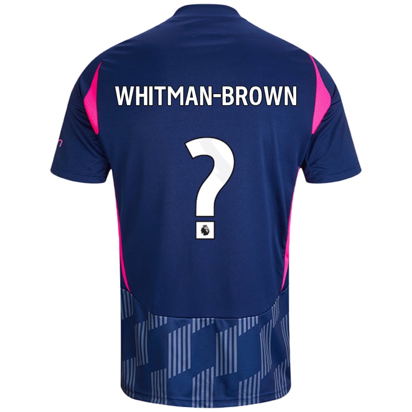 Gyermek Chae Whitman-Brown #0 Királykék Rózsaszín Idegenbeli Jersey 2024/25 Mez Póló Ing