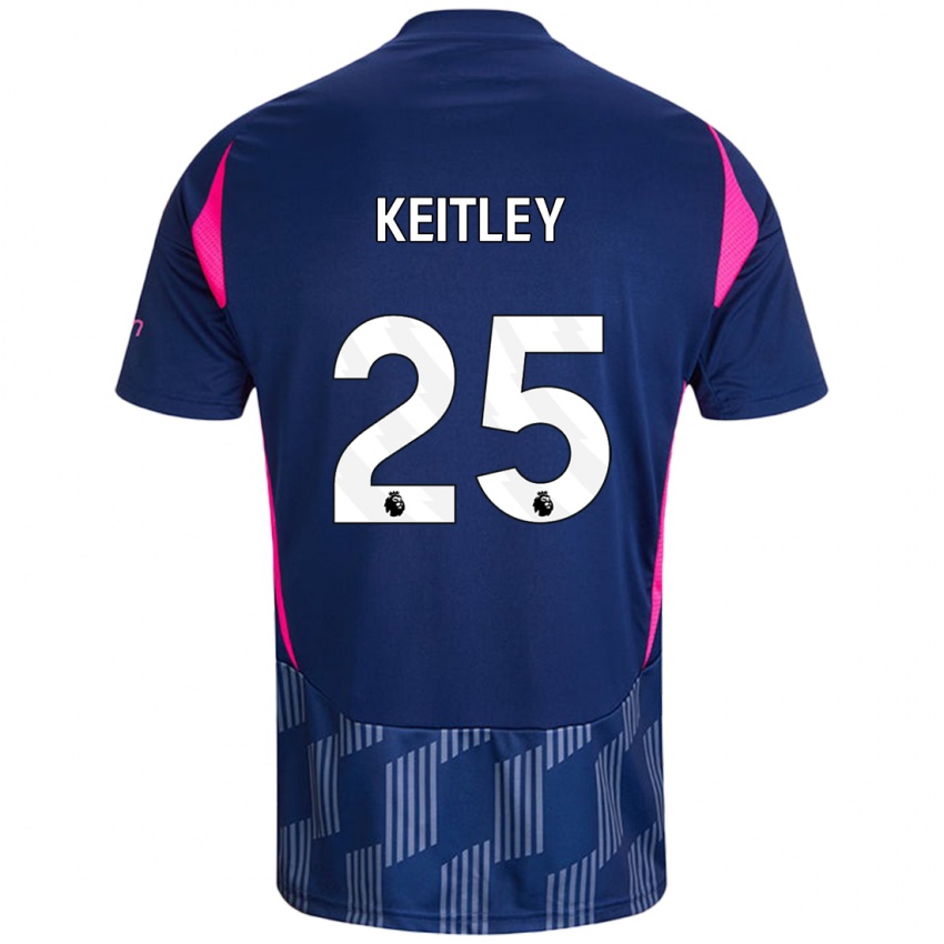 Gyermek Alice Keitley #25 Királykék Rózsaszín Idegenbeli Jersey 2024/25 Mez Póló Ing