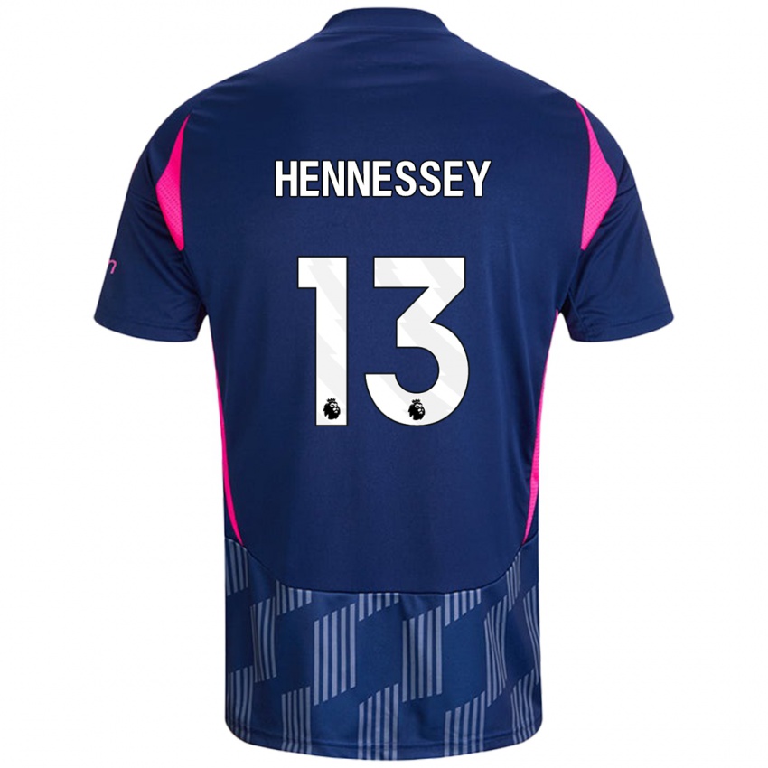 Gyermek Wayne Hennessey #13 Királykék Rózsaszín Idegenbeli Jersey 2024/25 Mez Póló Ing