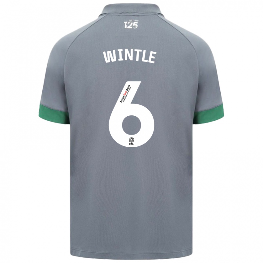 Gyermek Ryan Wintle #6 Sötétszürke Idegenbeli Jersey 2024/25 Mez Póló Ing