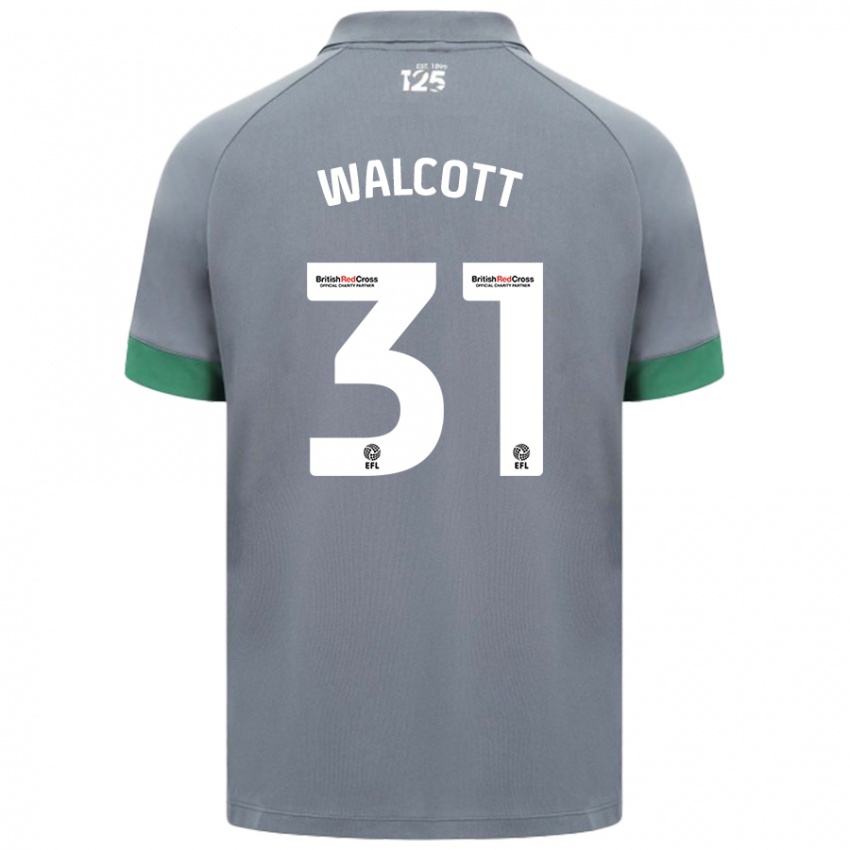 Gyermek Malachi Fagan Walcott #31 Sötétszürke Idegenbeli Jersey 2024/25 Mez Póló Ing