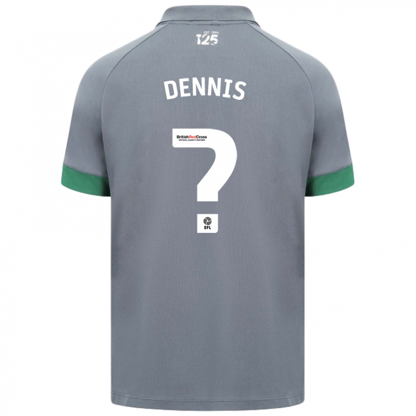 Gyermek Jake Dennis #0 Sötétszürke Idegenbeli Jersey 2024/25 Mez Póló Ing