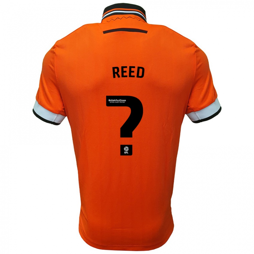 Gyermek Sam Reed #0 Narancssárga Fehér Idegenbeli Jersey 2024/25 Mez Póló Ing