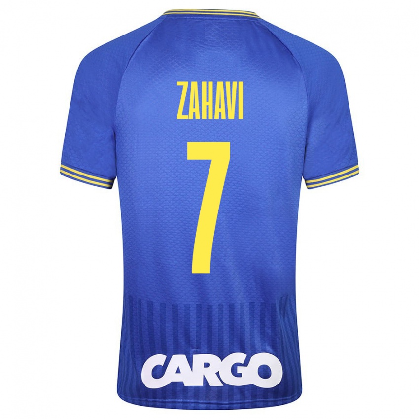 Gyermek Eran Zahavi #7 Fehér Idegenbeli Jersey 2024/25 Mez Póló Ing