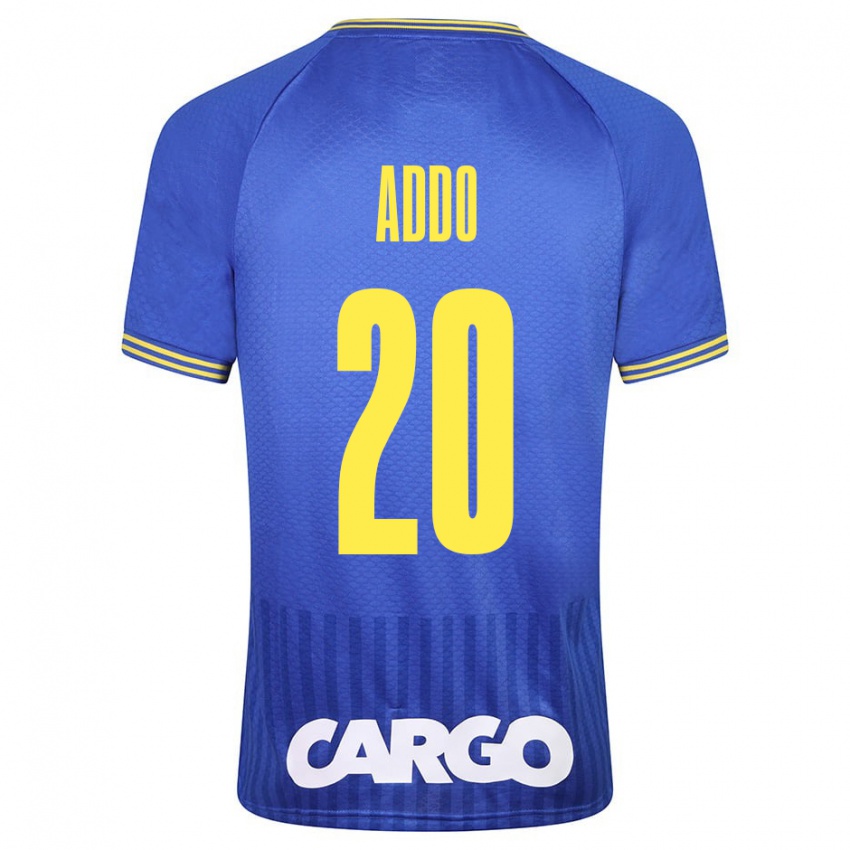 Gyermek Henry Addo #20 Fehér Idegenbeli Jersey 2024/25 Mez Póló Ing