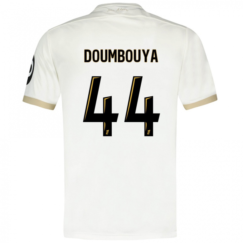 Gyermek Amidou Doumbouya #44 Fehér Arany Idegenbeli Jersey 2024/25 Mez Póló Ing