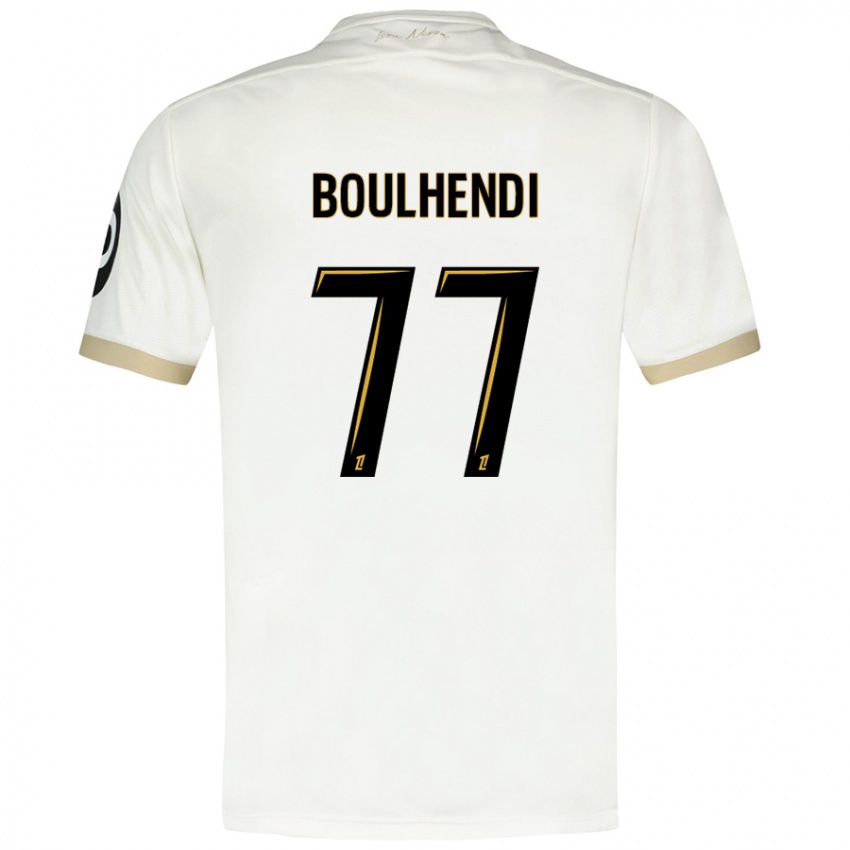 Gyermek Teddy Boulhendi #77 Fehér Arany Idegenbeli Jersey 2024/25 Mez Póló Ing