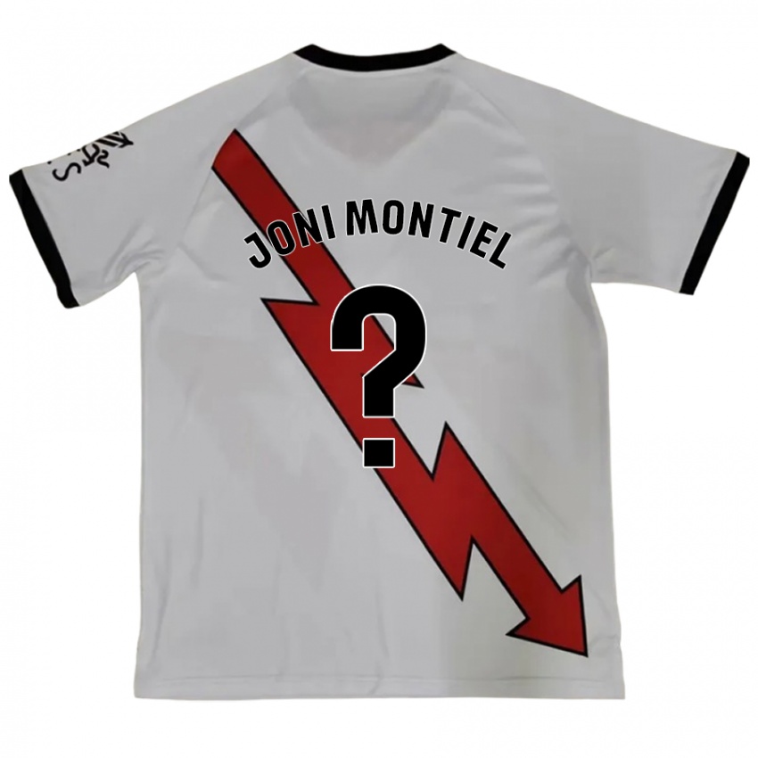 Gyermek Joni Montiel #0 Piros Idegenbeli Jersey 2024/25 Mez Póló Ing