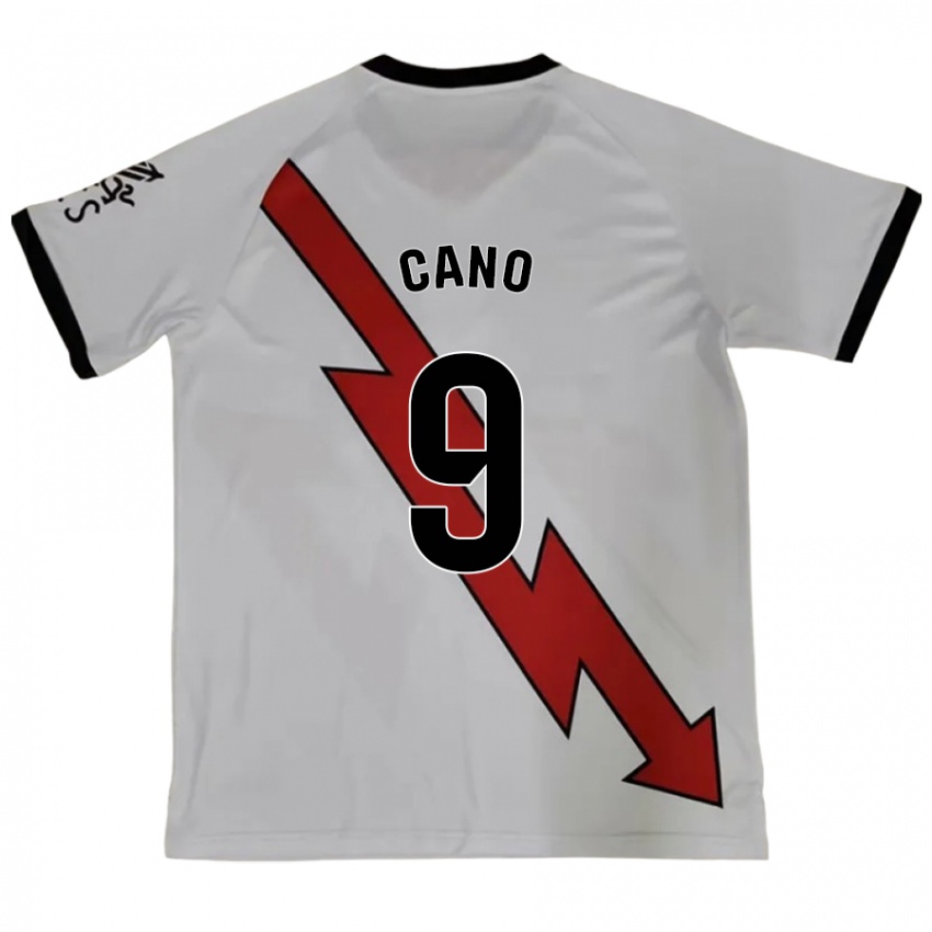 Gyermek Joselu Cano #9 Piros Idegenbeli Jersey 2024/25 Mez Póló Ing