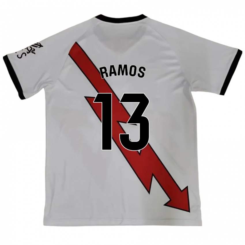 Gyermek Mario Ramos #13 Piros Idegenbeli Jersey 2024/25 Mez Póló Ing