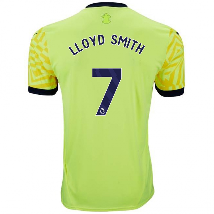 Gyermek Lexi Lloyd-Smith #7 Sárga Idegenbeli Jersey 2024/25 Mez Póló Ing