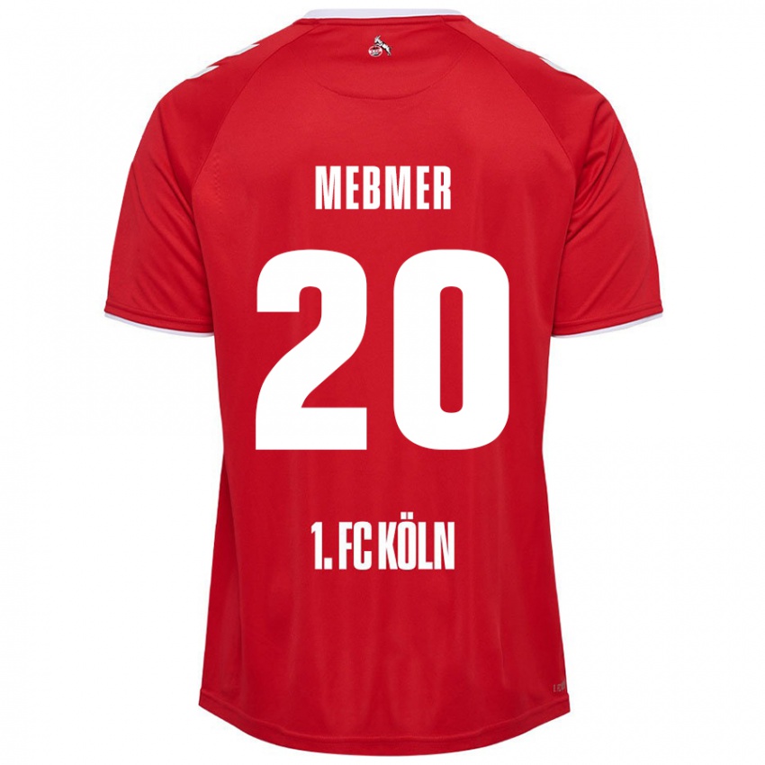 Gyermek Meike Meßmer #20 Piros Fehér Idegenbeli Jersey 2024/25 Mez Póló Ing