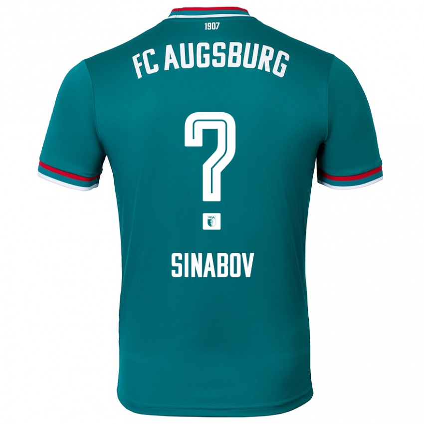 Gyermek Albert Sinabov #0 Sötétzöld Idegenbeli Jersey 2024/25 Mez Póló Ing