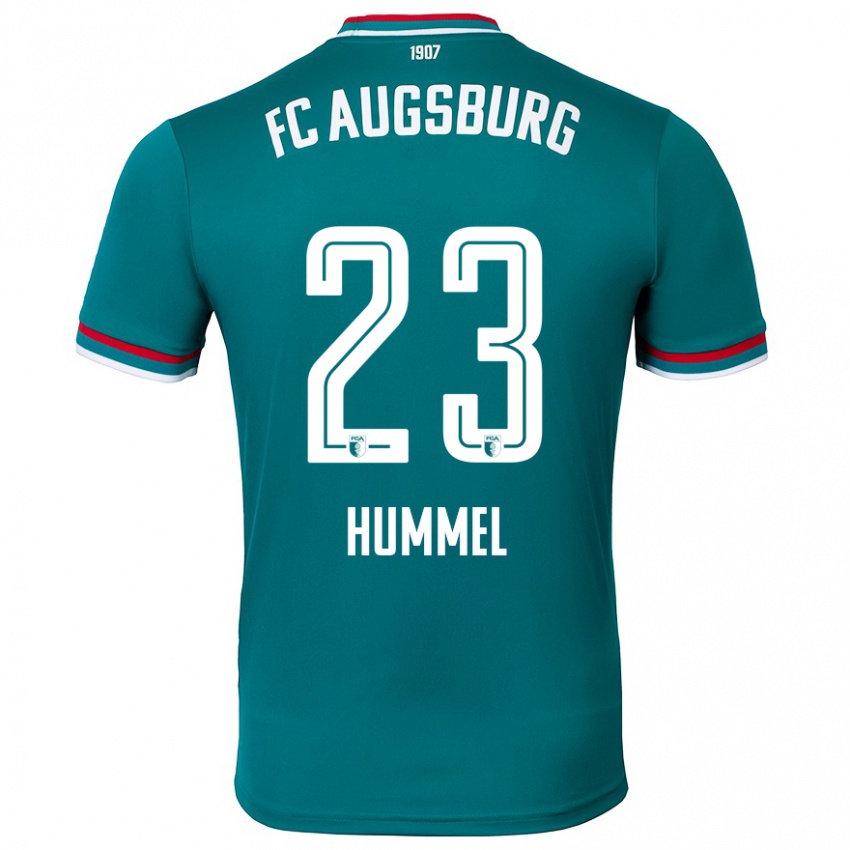 Gyermek Niklas Hummel #23 Sötétzöld Idegenbeli Jersey 2024/25 Mez Póló Ing