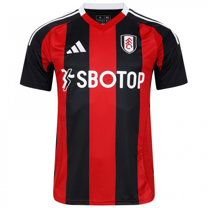 Gyermek Ryan Sessegnon #30 Fekete Piros Idegenbeli Jersey 2024/25 Mez Póló Ing