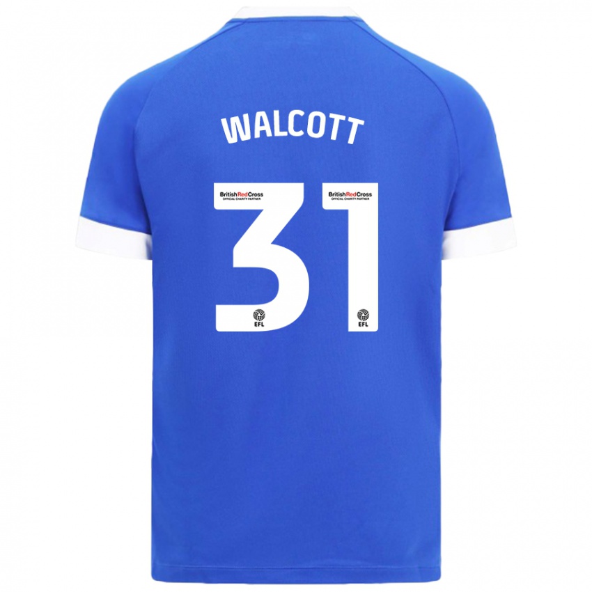 Férfi Malachi Fagan Walcott #31 Égszínkék Hazai Jersey 2024/25 Mez Póló Ing