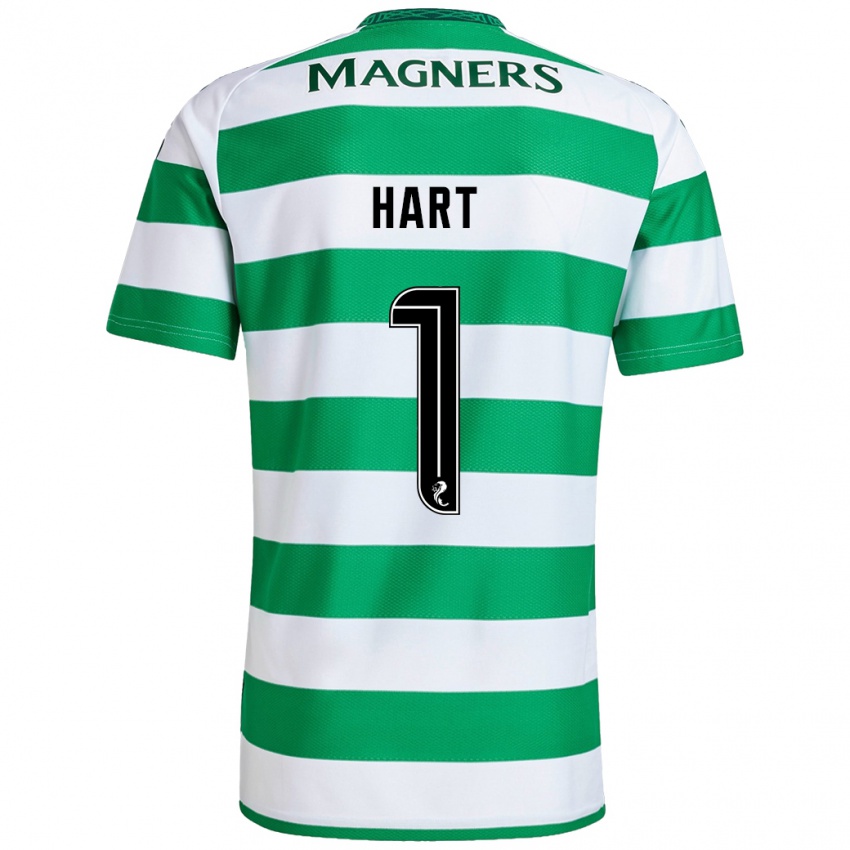 Férfi Joe Hart #1 Zöld Fehér Hazai Jersey 2024/25 Mez Póló Ing