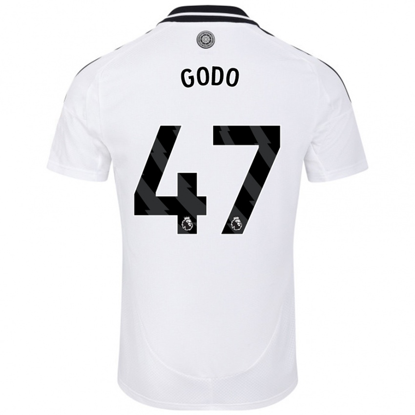 Férfi Martial Godo #47 Fehér Hazai Jersey 2024/25 Mez Póló Ing