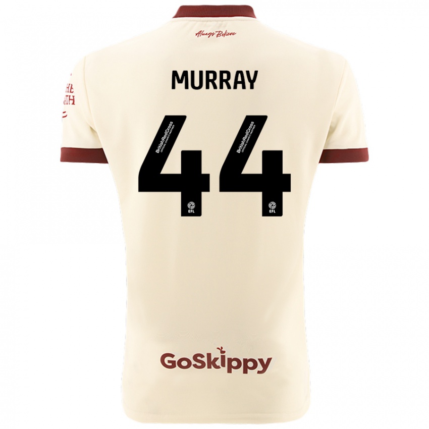 Férfi Satara Murray #44 Krém Fehér Idegenbeli Jersey 2024/25 Mez Póló Ing