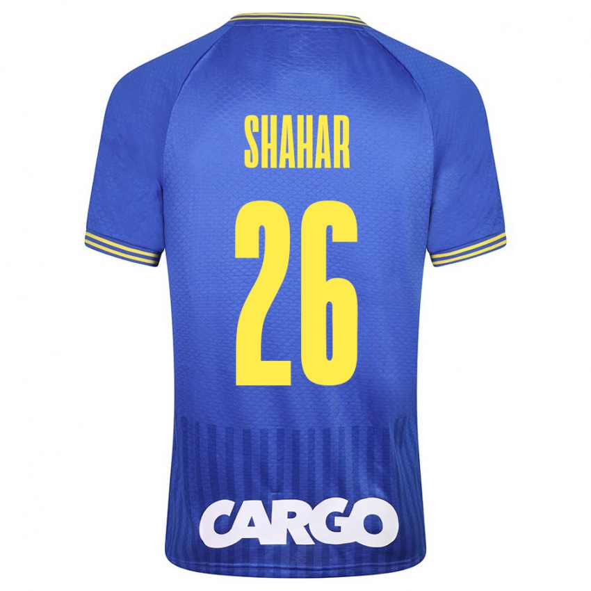 Férfi Ido Shahar #26 Fehér Idegenbeli Jersey 2024/25 Mez Póló Ing