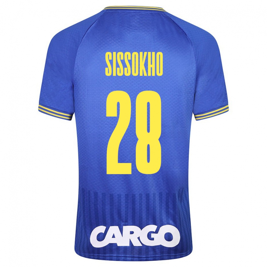 Férfi Issouf Sissokho #28 Fehér Idegenbeli Jersey 2024/25 Mez Póló Ing